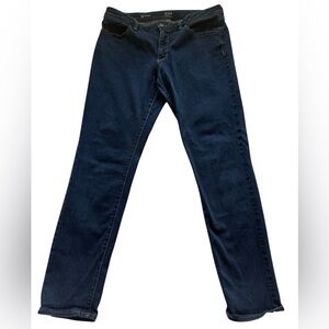 Ana Women's Blue Denim Skinny Stretch Jeans Size 12